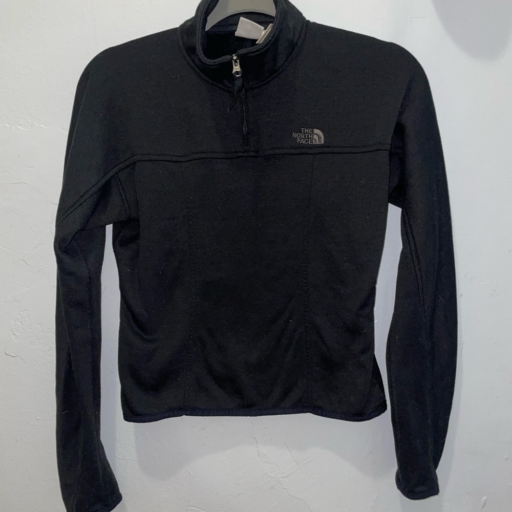 the north face half zip fleece sweater